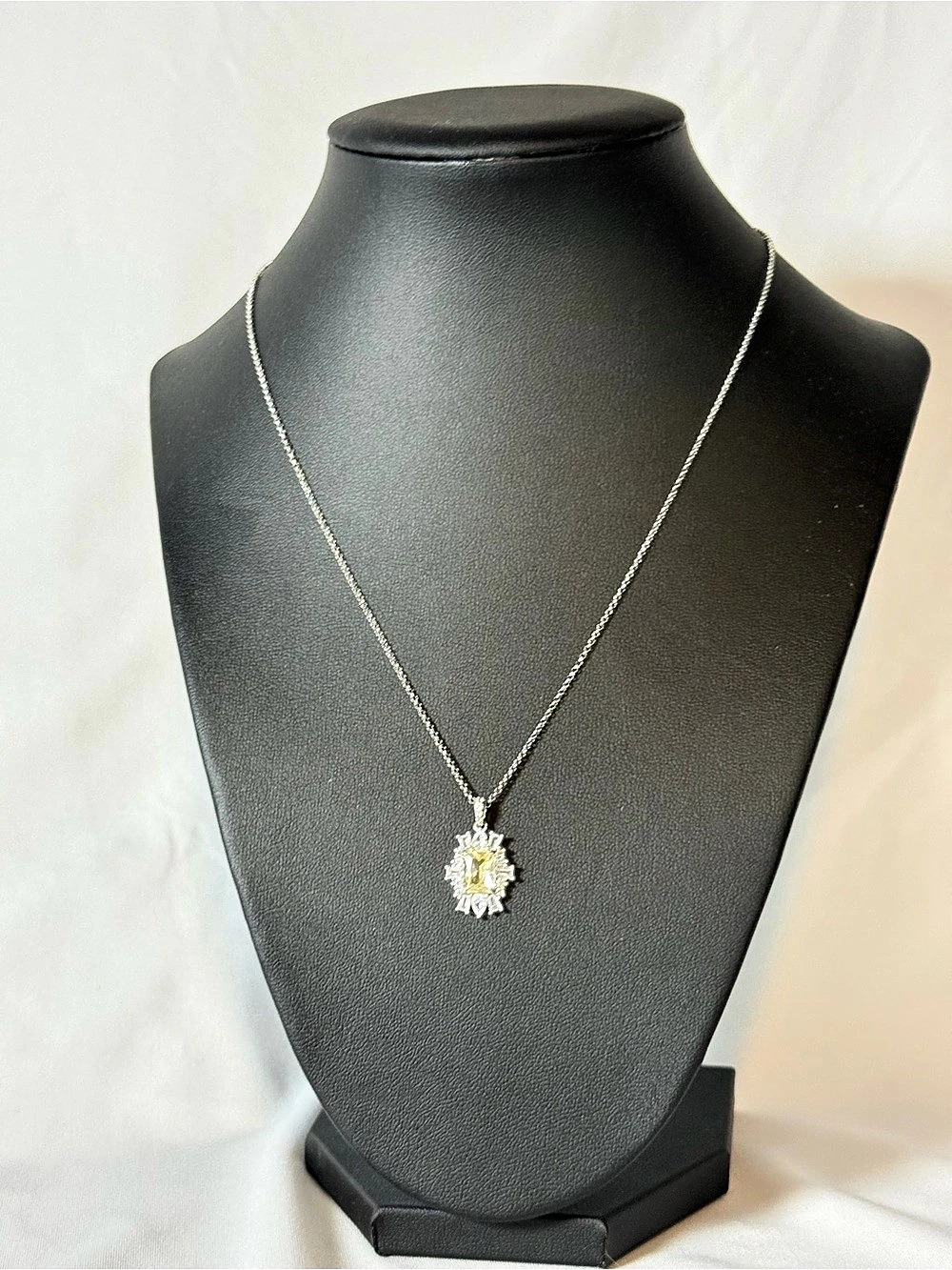 The Sterling Club Sterling Silver Sunburst Pendant Necklace